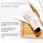 The-Face-Shop-2-Step-Brightening-Routine-combo-Rice-Water-Bright-Foaming-Cleanser-150mlRice-Ceramide-Moisturizing-Emulsion-150ml-Korean-3.webp
